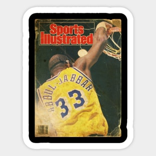 COVER SPORT - SPORT ILLUSTRATED - KAREEM ABDUL JABBAR Sticker